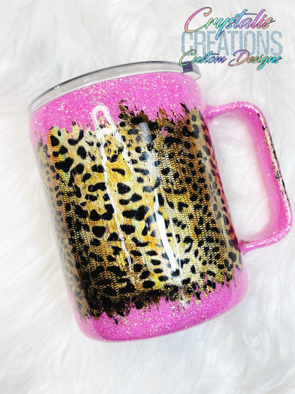 Leopard Sunflower - 10oz Mug