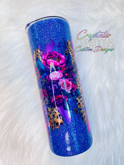 Flower Tumbler - 20oz Skinny