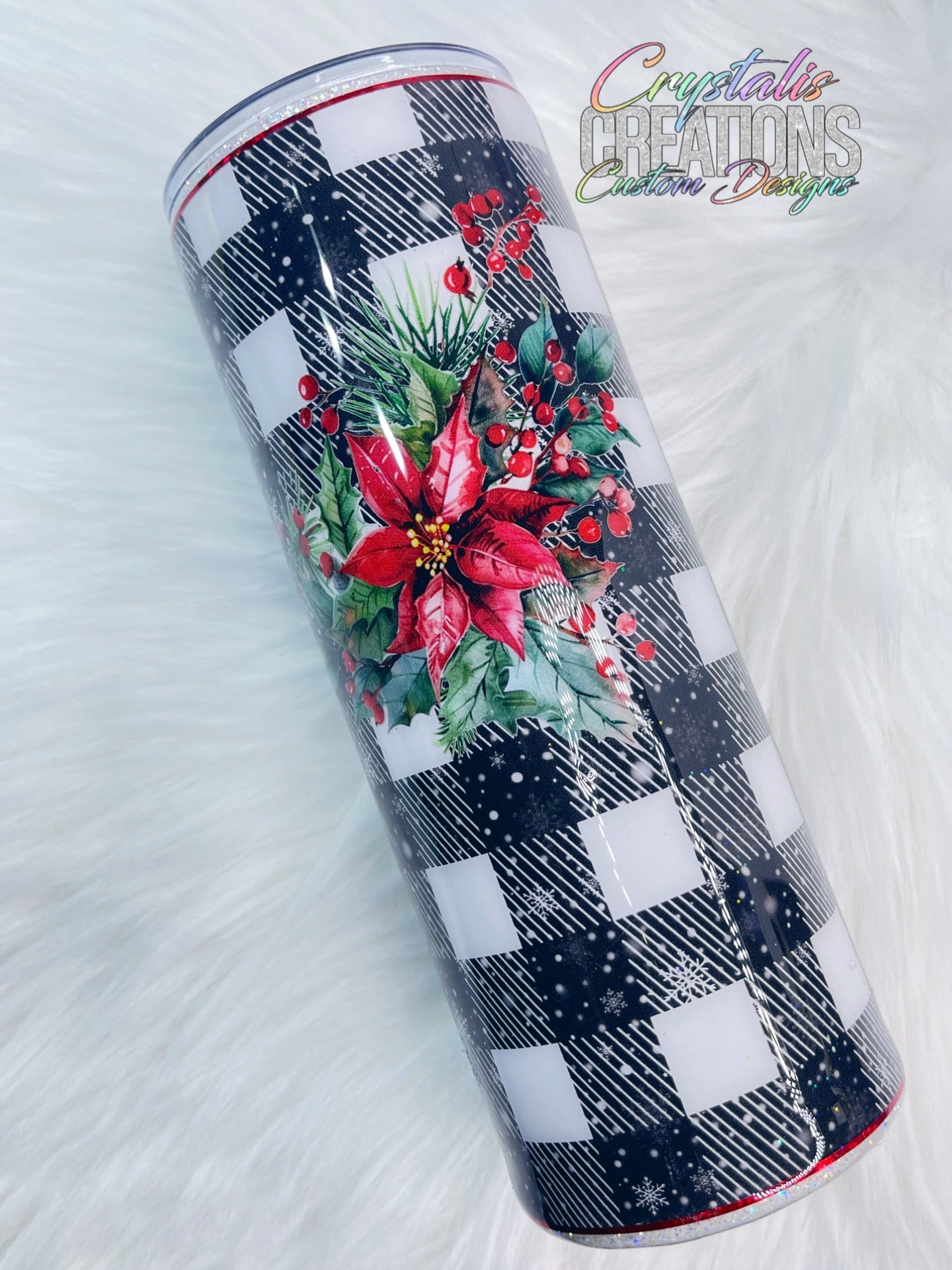 Happy Holidays Tumbler - 24oz Plump