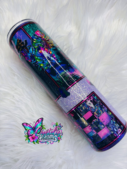Patchwork Tumbler - 32oz Plump