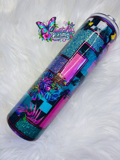 Patchwork Tumbler - 32oz Plump