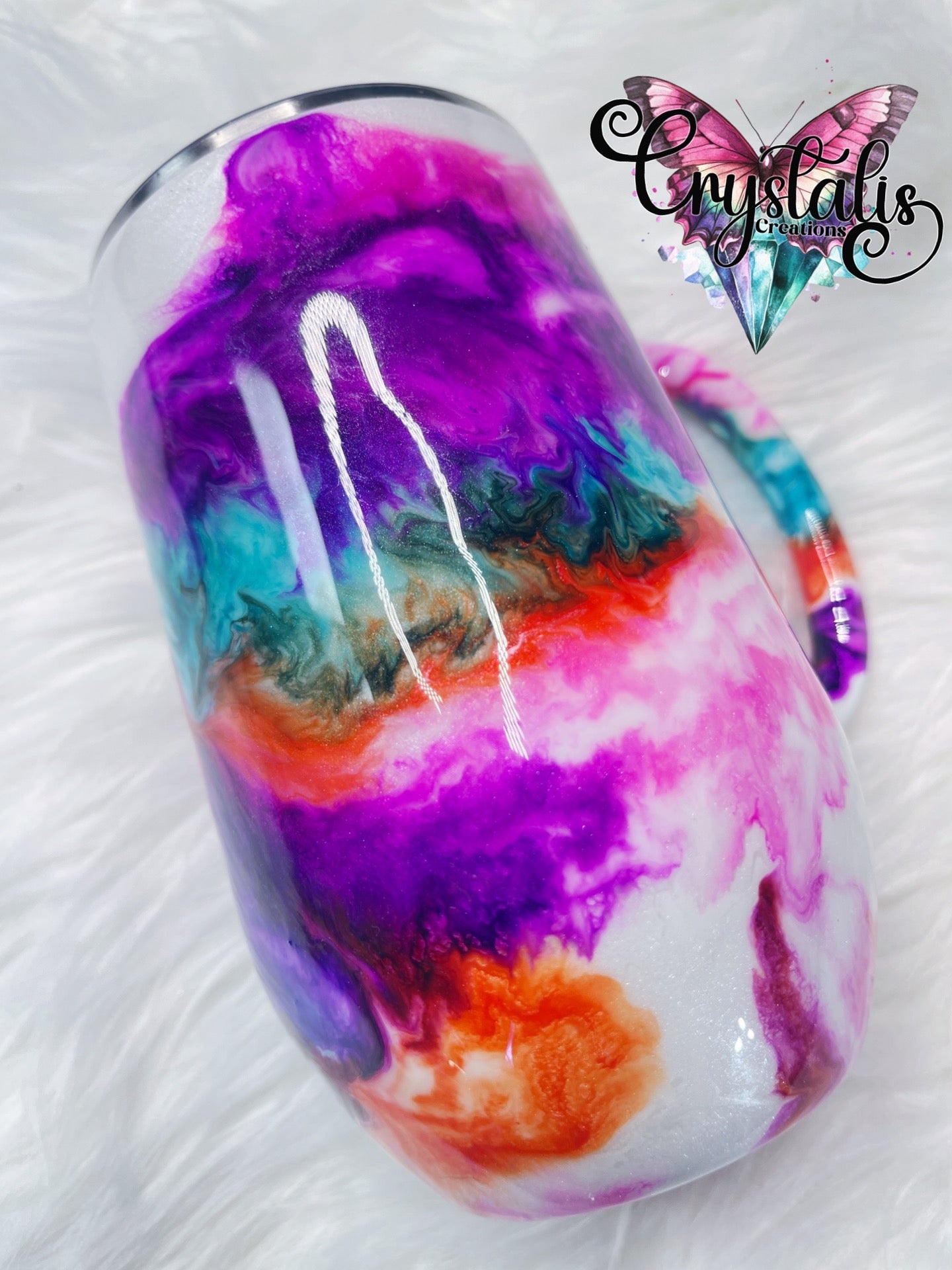 Alcohol Ink - 16oz Coffee Mug