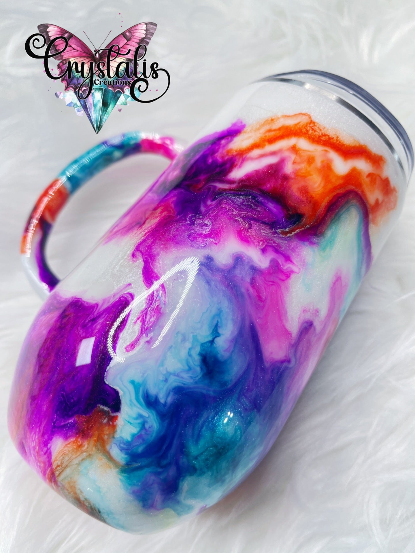Alcohol Ink - 16oz Coffee Mug