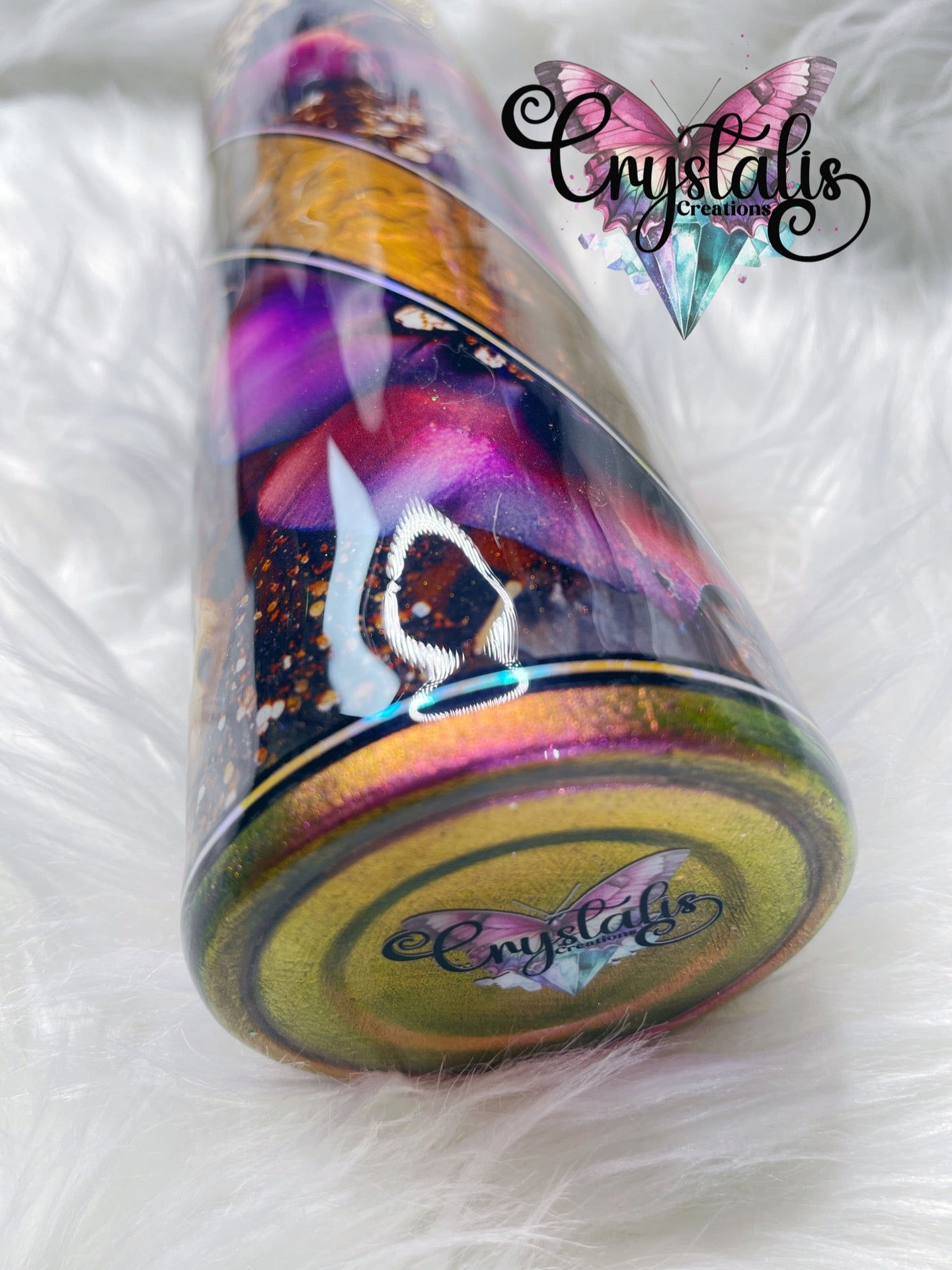 Floral Leopard Tumbler - 32oz Plump