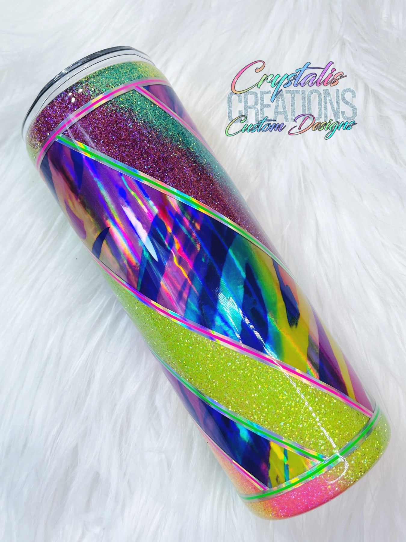 Neon Tigard Tumbler - 20oz Skinny