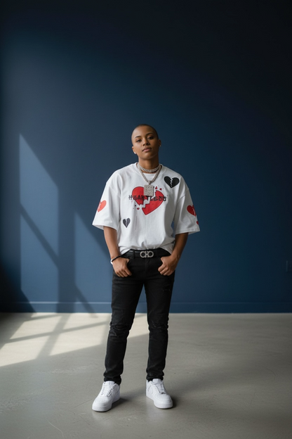 Survive H3artless Cropped Tee