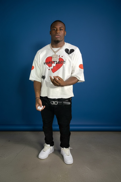 Survive H3artless Cropped Tee