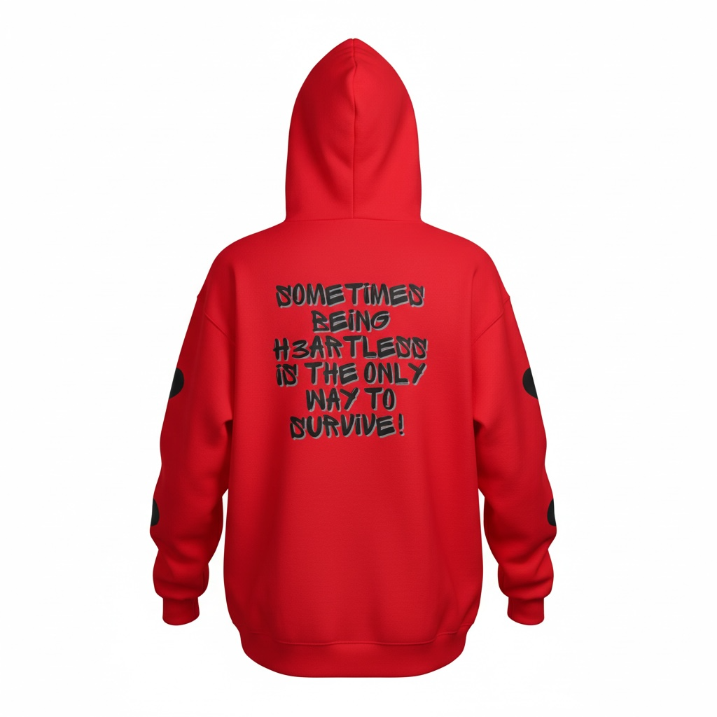 Survive H3artless Cropped Zipped