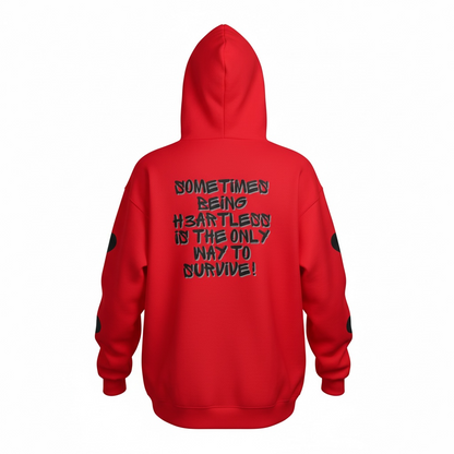 Survive H3artless Cropped Zipped