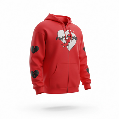 Survive H3artless Cropped Zipped