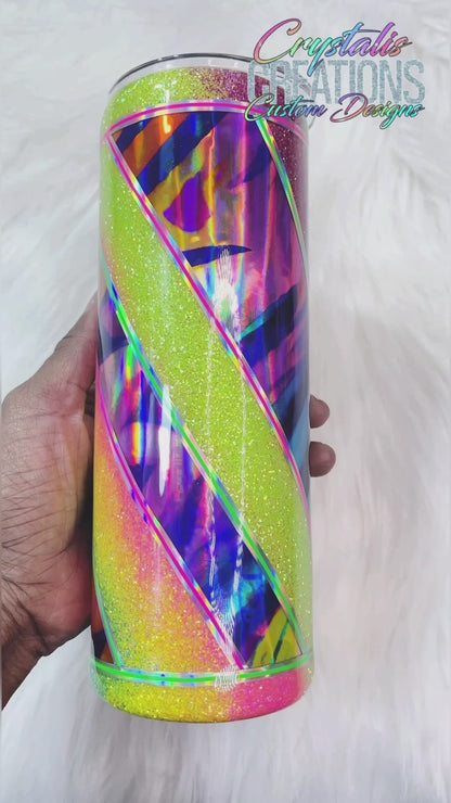 Neon Tigard Tumbler - 20oz Skinny