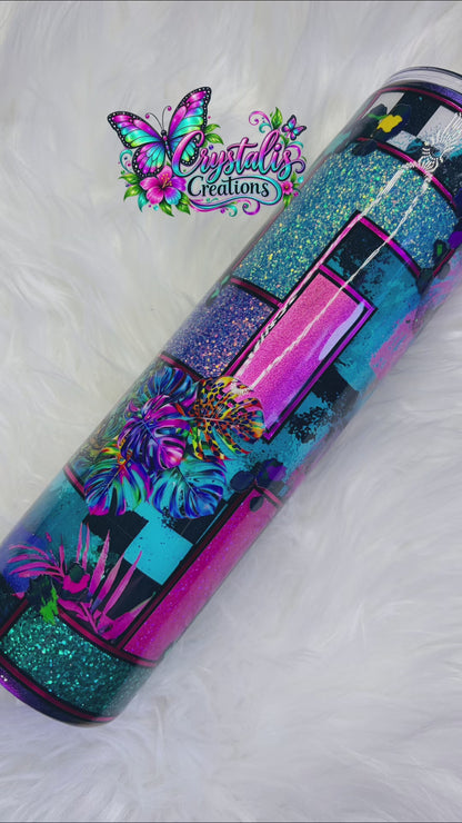 Patchwork Tumbler - 32oz Plump