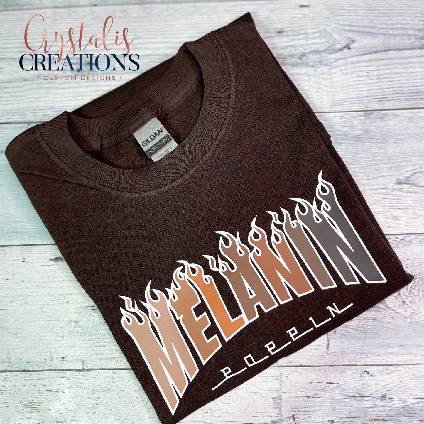 Melanin Poppin’ Crewneck T-shirt