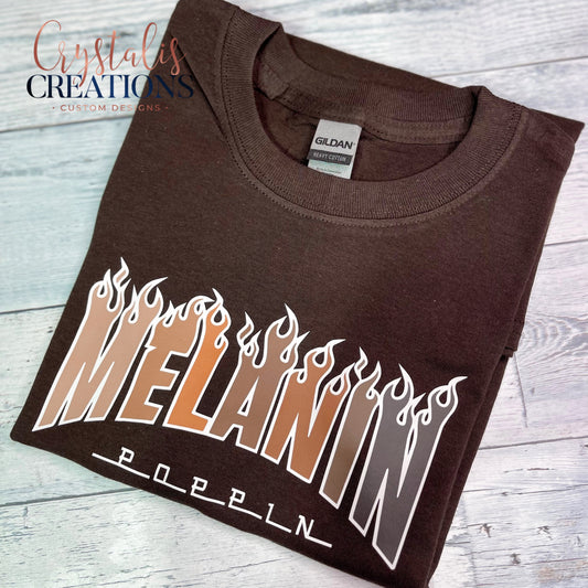 Melanin Poppin’ Crewneck T-shirt